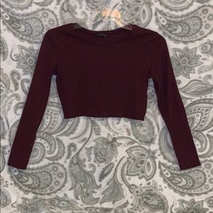 Cropped Cotton Long-sleeve